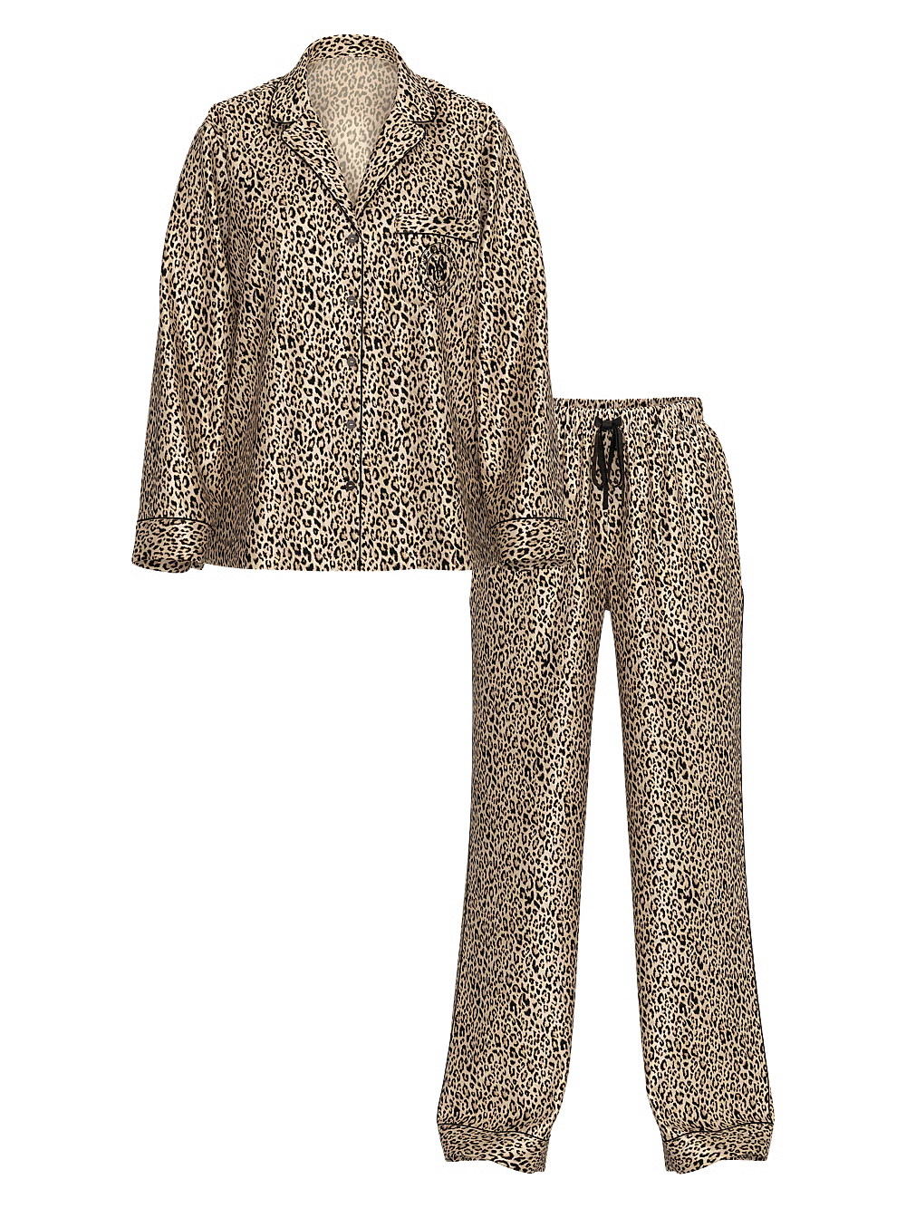 Pijama largo en satén Signature