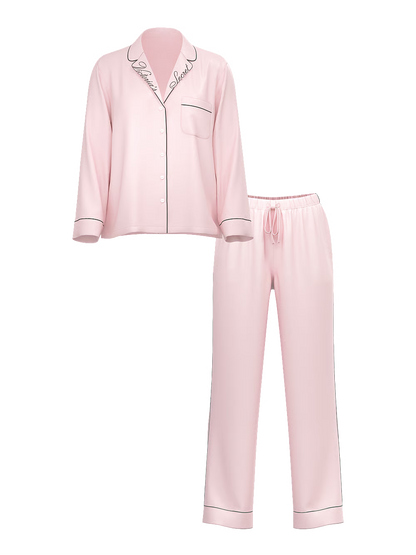 Pijama largo en satén Signature