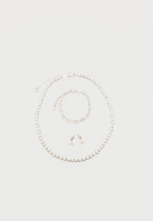 MATRIX SET – Pendientes – blanco