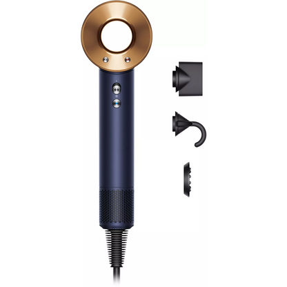 Secador DYSON Supersonic para cabello liso a ondulado Azul Prúsico Cobrizo