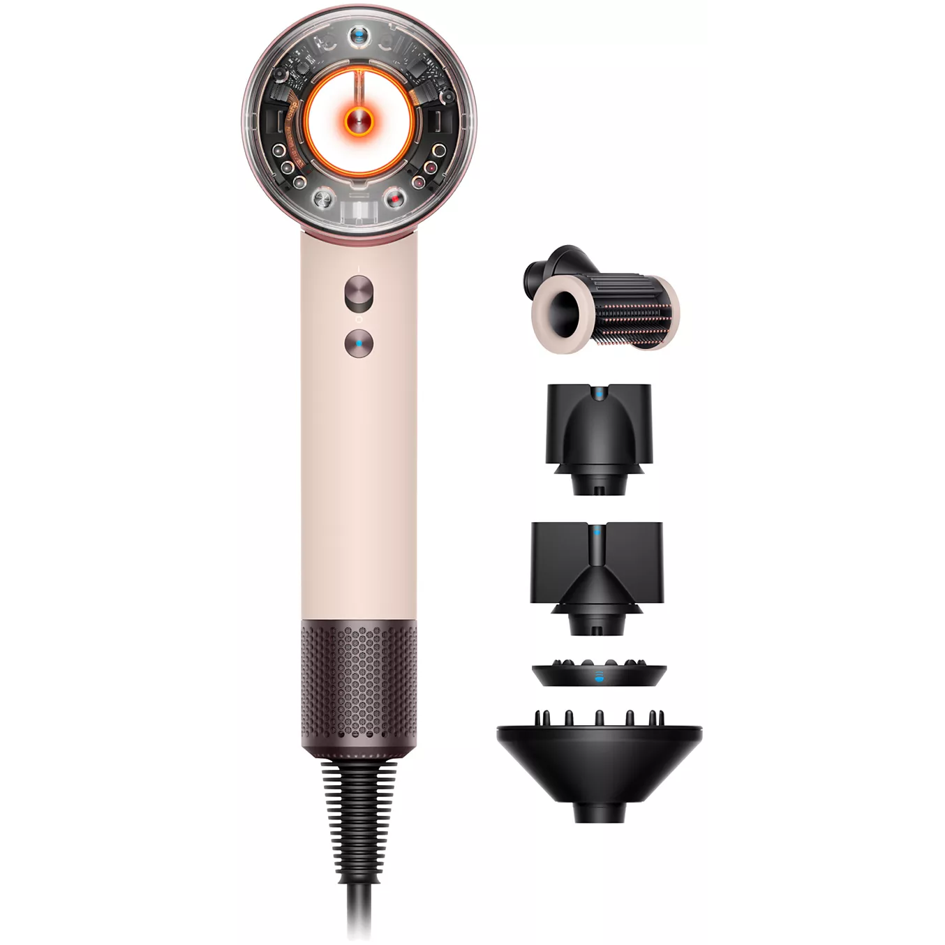 Secador DYSON Supersonic Nural para cabello liso a ondulado Rosa Cerámica