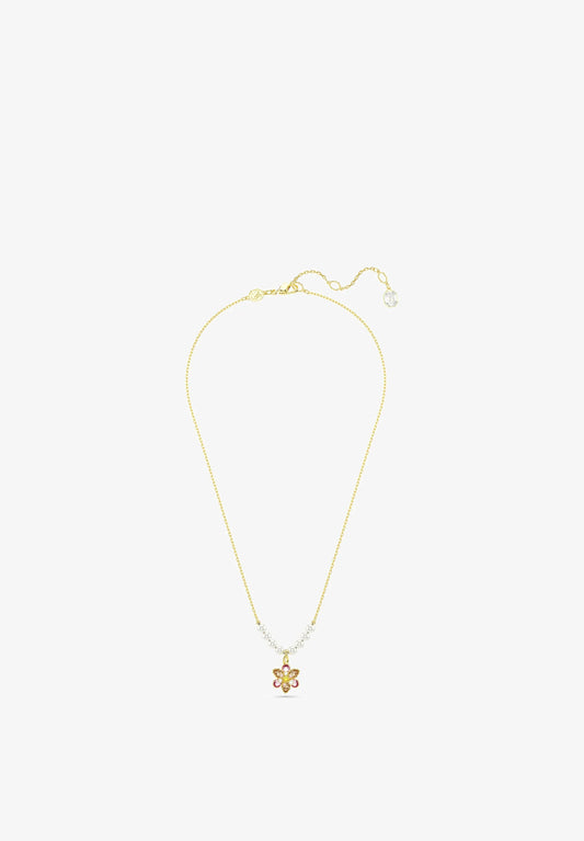 IDYLLIA CRYSTAL PEARL MIXED CUTS FLOWER TONE – Collar – amarillo