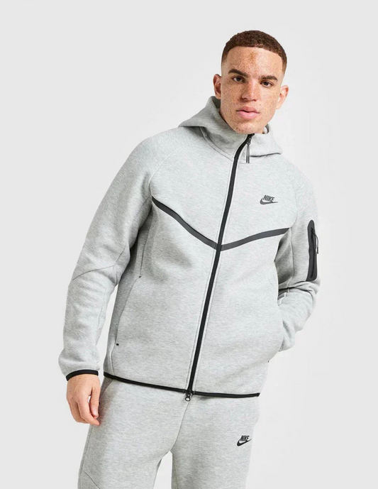 Sudadera con capucha Nike Tech Gris